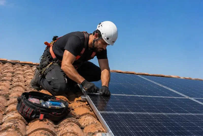 Maintenance et monitoring de panneaux solaires à Plan-d'Orgon