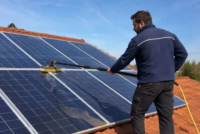 Nettoyage et entretien de panneaux solaires à Plan-d'Orgon